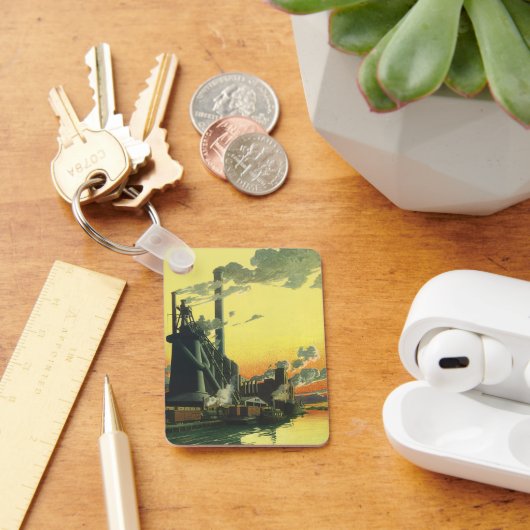  Business Factory, Manufacturing on a Dock Sleutelhanger (Bureau)