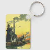  Business Factory, Manufacturing on a Dock Sleutelhanger (Achterkant)