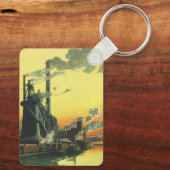  Business Factory, Manufacturing on a Dock Sleutelhanger (Achterkant)