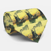 Business Factory, Manufacturing on a Dock Stropdas (Opgerold)