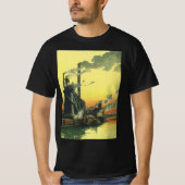  Business Factory, Manufacturing on a Dock T-shirt (Voorkant)