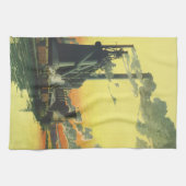  Business Factory, Manufacturing on a Dock Theedoek (Horizontaal)