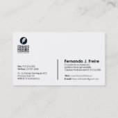 Business Fernando freire Visitekaartje (Achterkant)