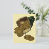  Business Finance, Gold Coin Money in Purpose (Staand voorkant)