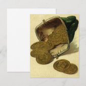 Business Finance, Gold Coin Money in Purpose (Voorkant / Achterkant)