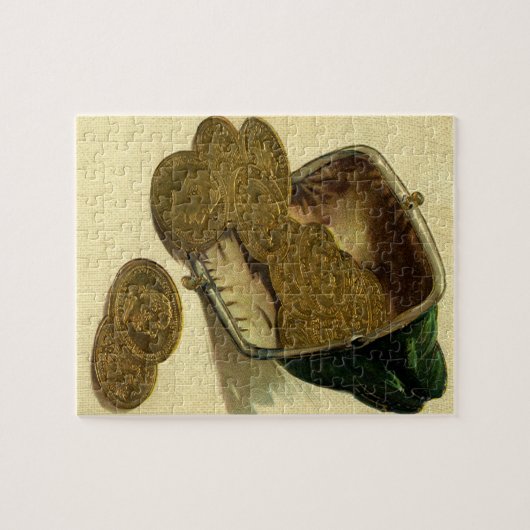  Business Finance, Gold Coin Money in Purpose Legpuzzel (Horizontaal)