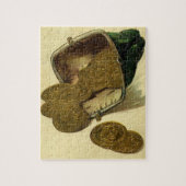  Business Finance, Gold Coin Money in Purpose Legpuzzel (Verticaal)