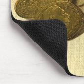  Business Finance, Gold Coin Money in Purpose Muismat (Hoek)