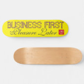 BUSINESS FIRST PLEZIER LATER SKATEBOARDS / JMT (Horizontaal)