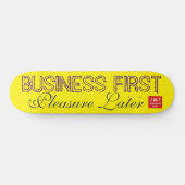 BUSINESS FIRST PLEZIER LATER SKATEBOARDS / JMT (Horizontaal)