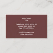 business_florist visitekaartje (Achterkant)