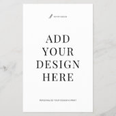 Business Flyer Printing 5.5x8.5" Custom Design (Achterkant)