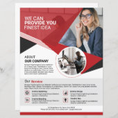 Business Flyer-Sjabloon (Voorkant / Achterkant)