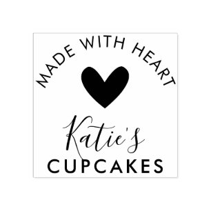 BUSINESS gemaakt met liefde moderne eenvoudige lie Rubberstempel