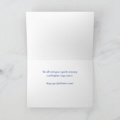 Business Get Well van Group Blue Chevron Pattern Kaart (Binnen)