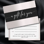 BUSINESS GIFT CERTIFICAAT voor u<br><div class="desc">Een elegant en geraffineerd ontwerp,  blozen. Aandacht: Bij het productieproces wordt geen echte film gebruikt,  maar alleen de kleur wordt grondig afgedrukt. Voeg uw gegevens,  logo,  bedrijfsdetails en afbeeldingen in minuten toe.</div>