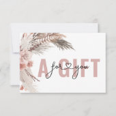 BUSINESS GIFT CERTIFICATE | BOHO (Voorkant)
