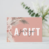 BUSINESS GIFT CERTIFICATE | BOHO (Staand voorkant)