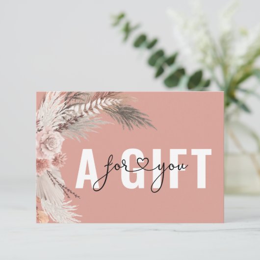 BUSINESS GIFT CERTIFICATE | BOHO (Staand voorkant)