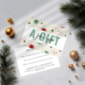 BUSINESS GIFT CERTIFICATE | Christmas Snow Pattern