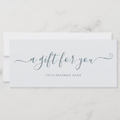 Business Gift Certificate Elegant Simple (Voorkant)