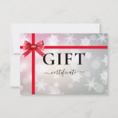 BUSINESS GIFT CERTIFICATE | Modern | Ribbon | (Voorkant)