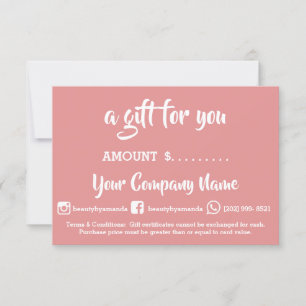 Business Gift Certificate Online Shop Studio-Roos