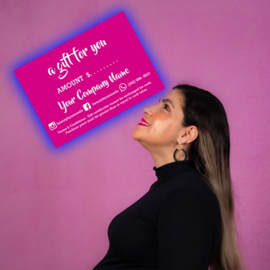 Business Gift Certificate Online Winkelroze Berry