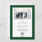 Business Gold 2025 Feestelijke Christmas Pine Boug Feestdagenkaart (Achterkant)