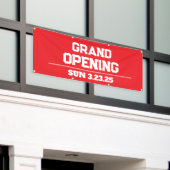 Business Grand Opening Aangepaste banner (Buitenkant Gebouw)