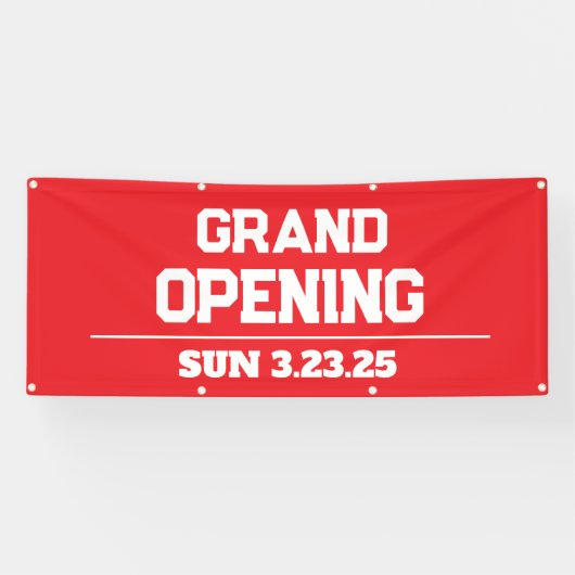 Business Grand Opening Aangepaste banner (Horizontaal)