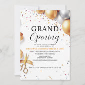 Business Grand Opening Ballonnen & lint snijden Kaart (Voorkant)