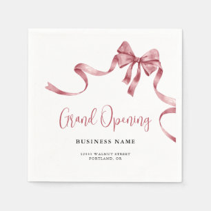 Business Grand Opening Modern lint Servet