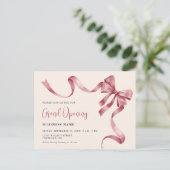 Business Grand Opening Moderne lintsnijden Uitnodiging Briefkaart (Staand voorkant)