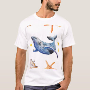 Business Graph Whale: Kandelaar Grafiek T-shirt