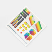 Business Graphs Paper Napkins Servet (Hoek)