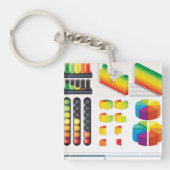 Business Graphs-Sleutelhanger Sleutelhanger (Voorkant)