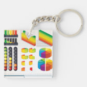 Business Graphs-Sleutelhanger Sleutelhanger (Achterkant)