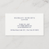 Business Green Olive Leaf WreatProfessional Visitekaartje (Achterkant)