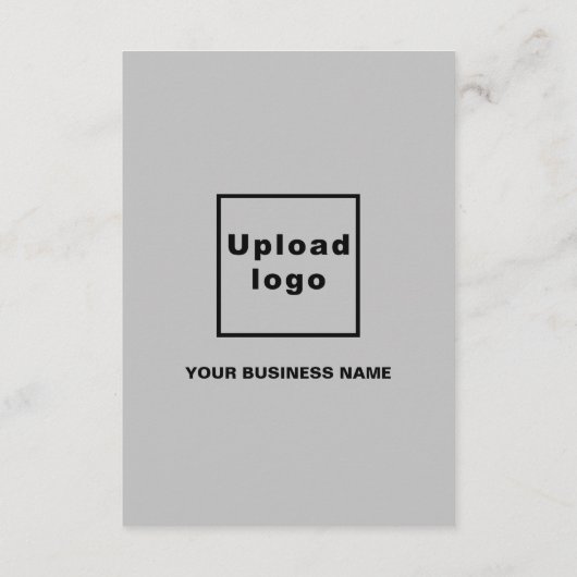 Business Grey Cadeaubon Informatiekaartje (Achterkant)