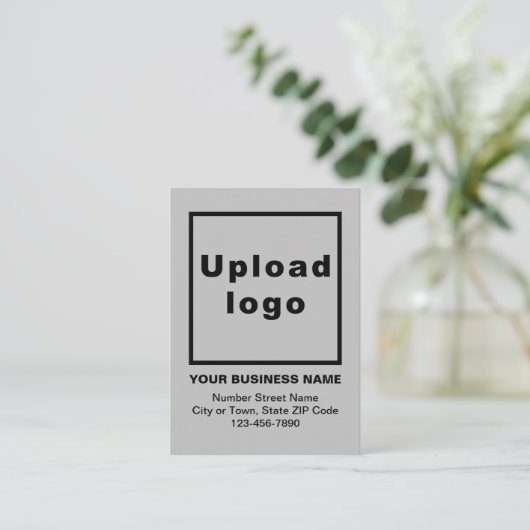 Business Grey Enclosure Kaart (Staand voorkant)