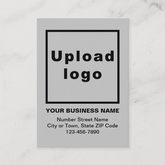 Business Grey Enclosure Kaart (Voorkant)