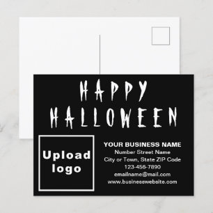 Business Halloween Black Holiday Briefkaart