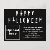 Business Halloween Black Holiday Briefkaart (Voorkant)