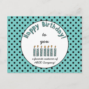 Business Happy Birthday Coupon Briefkaart