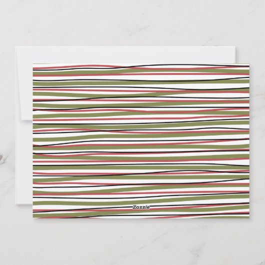 Business Happy Holiday Rustic Pine Tree Branches Feestdagenkaart (Achterkant)