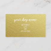 Business Hartelijk dank voor uw goudverpakking voo Aanbevelingskaartje (Achterkant)