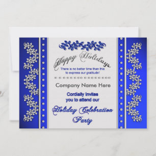 Business Holiday Celebration Party Invititations Kaart