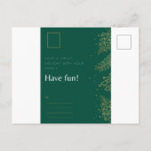 Business Holiday Kerstmis Briefkaart (Achterkant)