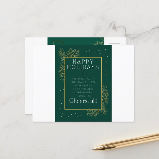 Business Holiday Kerstmis Briefkaart